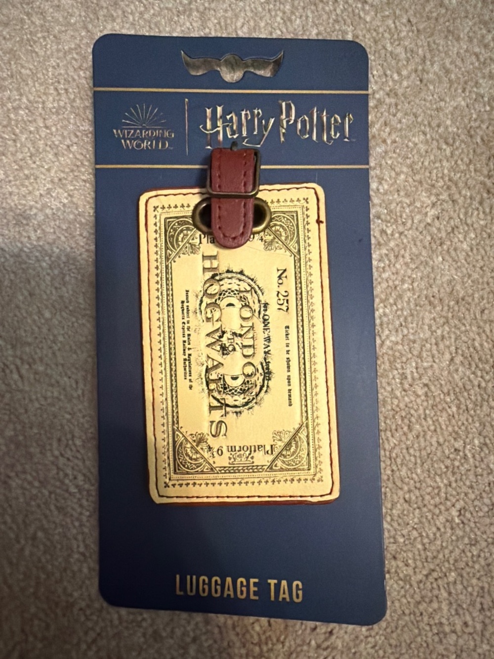 Hogwarts Harry Potter Luggage Tag